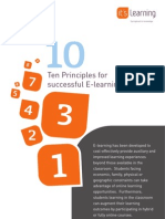 10 Principles For Successful E Learning