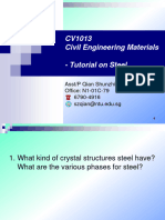 CV1013 - Tutorial On Steel