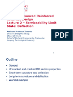 Lecture 2 - Serviceability Limit State Deflection - ZHAO OU
