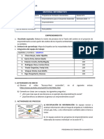 Matriz de Procesos de La Teoría Del Cambio en El Proyecto Emprendimiento