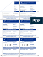 Void Void: CA Insurance Identification Card CA Insurance Identification Card