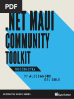 dot NET MAUI Community Toolkit Succinctly