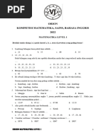 Soal Olimpiade Matematika TK | PDF