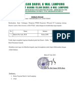 SURAT TUGAS Bimtek Auditor Mutu Internal