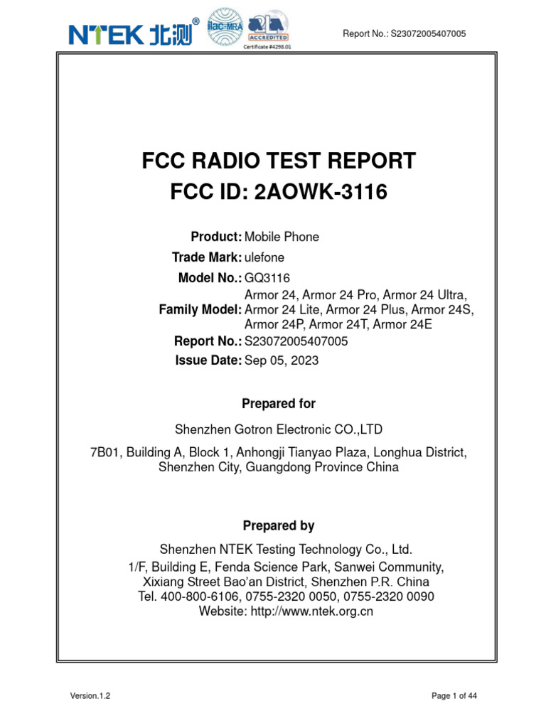 ELECTROMAGNETIC EMISSIONS COMPLIANCE REPORT | PDF | Antenna (Radio ...