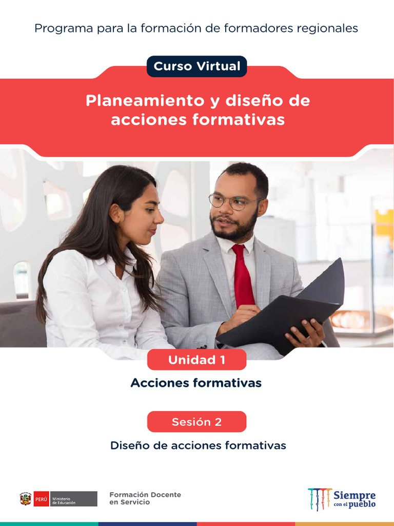 Diseño de Acciones Formativas Docentes | PDF | Planificación | Evaluación