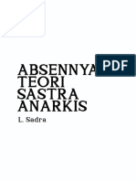 Absennya Teori Sastra Anarkis - Sadra