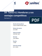 S4 - Tarea 4.1 Honduras y Sus Ventajas Competitivas
