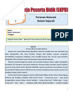 LKPD 1. Peranan Manusia Dalam Sejarah