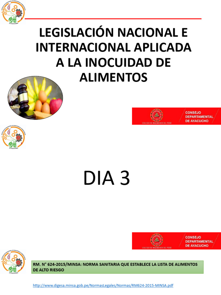 Normativa de Inocuidad Alimentaria en Perú | PDF | Análisis de Riesgo y ...