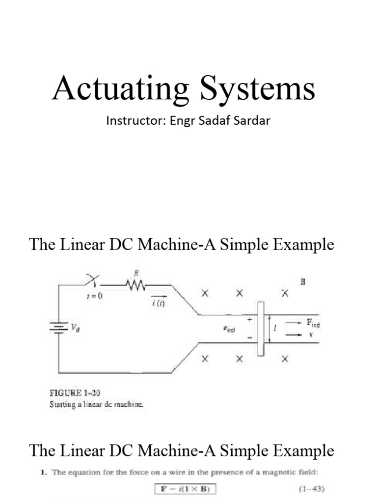 Lecture4 PDF Electric Motor Force