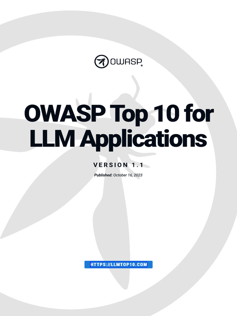 OWASP Top 10 For LLM | Download Free PDF | Vulnerability (Computing ...