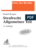 Rudolf Rengier, Strafrecht Allgemeiner Teil, 11. Aufl., 2019
