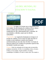 Biomas Del Mundo, Su Vegetacion Y Fauna: 1. Taiga