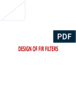 Design of Fir Filters