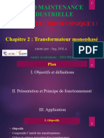 Diapo 2N - Transformateur Monophasé