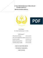 Rancangan Dan Pengendalian Organisasi Internasional Kelompok 7