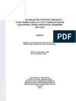 ANALISIS PRAKTIK WINDOW DRESSING PADA PERUSAHAAN YANG TERDAFTAR DI LQ45 BURSA EFEK INDONESIA PERIODE 2015-2017 (Jurnal2)