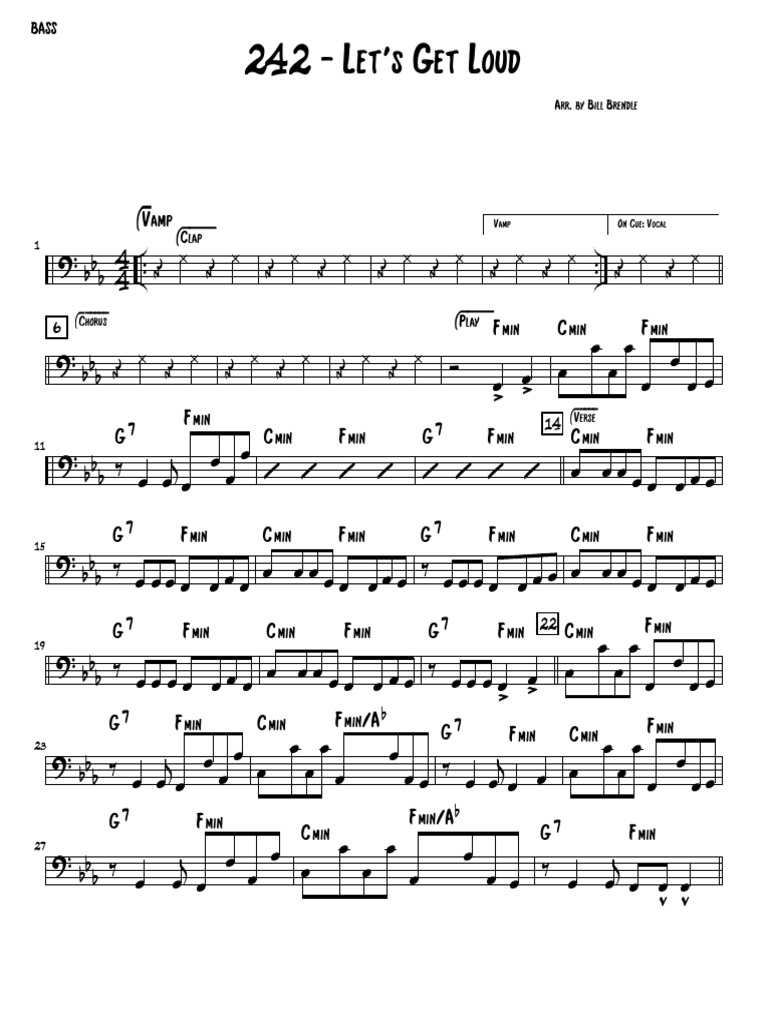 242 let s get loud bass pdf