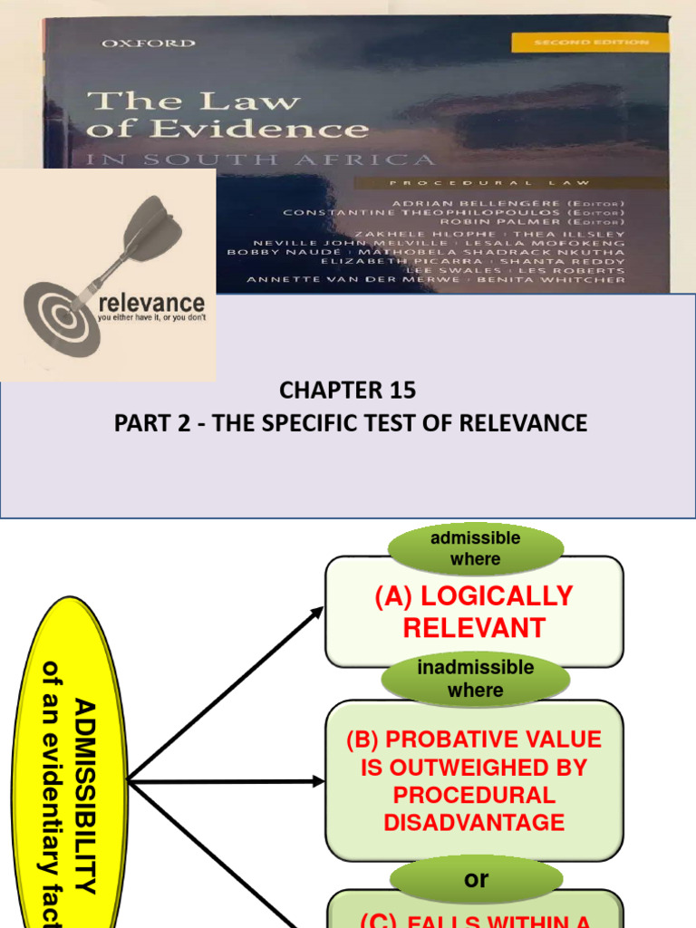 Evaluating Probative Value in Evidence | PDF | Relevance (Law ...