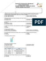 Soal PTS - STS IPAS Kelas 5 Semester 1 Kurikulum Merdeka T.A 2023-2024