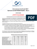 Rapport Maths 2017