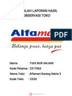 Laporan Hasil Observasi - Fika Nur Anjani