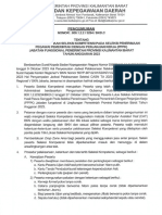 Jadwal Pelaksanaan Seleksi Kompetensi Pada Seleksi Penerimaan PPPK JF Pemprov Kalbar 2023
