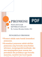 Mater BDP Xii Promosi