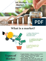 Market, Capital Market, Derivative Market, Participants
