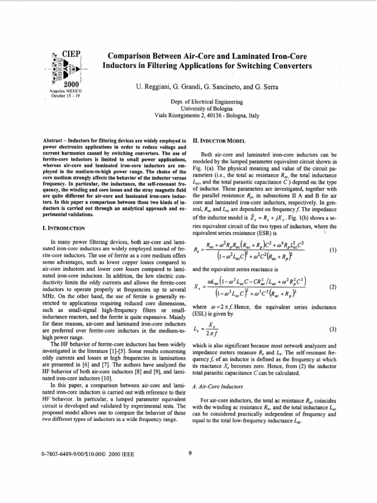 Inductors PDF Inductor Inductance