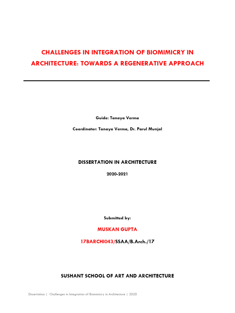 Challenges in Integration of Biomimicry | PDF | Sustainability | Nature