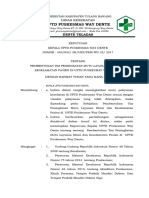 9.4.1.2 Pembentukan Tim Peningkatan Mutu Layanan Klinis Dan Keselamatan Pasien