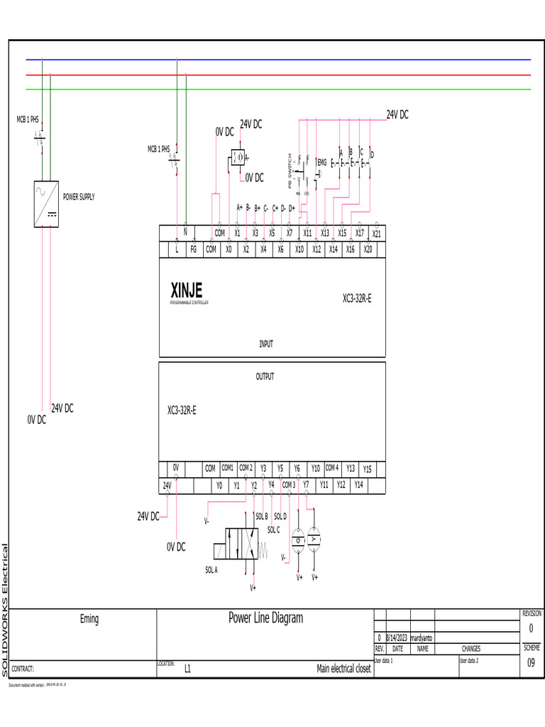 1-Power Line Diagram | PDF