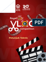 Petunjuk Teknis RoyalFest Vlog Competition 2023
