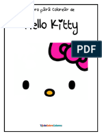 Libro para Colorear de Hello Kitty