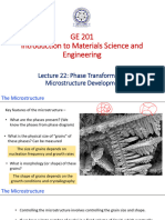 Lecture 22 Phase Transformations II