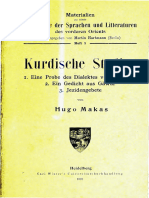 Kurdische Studien - Hugo Makas - 1900