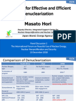 Challenges For Effective and Efficient Denuclearization: Masato Hori