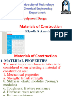 Material of Construction
