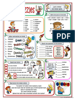 English PUZZLES A2