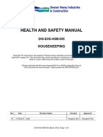 DHI EHS HSM 005 - HOUSEKEEPING - Rev0