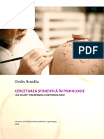 Cercetarea Stiintifica in Psihologie - Un Scurt Compendiu Metodologic (Ovidiu Brazdau)