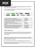 Unit 7 - Reading