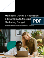 Marketing During A Recession: 6 Strategies To Maximize Your Marketing Budget