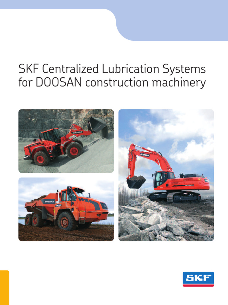 Doosan SKF Centralized Lubrication Systems Service Manual Compressed