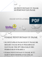 Materi 1.3 Persyaratan Penyusunan UU Pajak