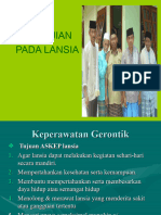 Askep Pada Lansia