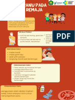 Oranye Ilustrasi Flat Simpel Tips Diet Sehat Infografik Poster