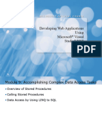 Developing Web Applications Using Microsoft Visual Studio 2008